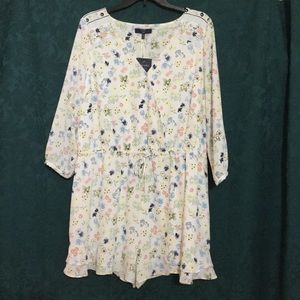 Kaari Blue floral romper